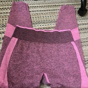 Victoria's Secret Heathered Pink Leggings